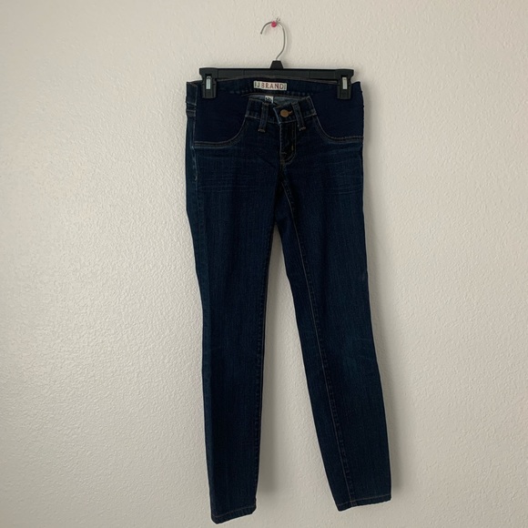 J Brand 24 Maternity Blue Skinny Jeans Starless - Picture 1 of 7